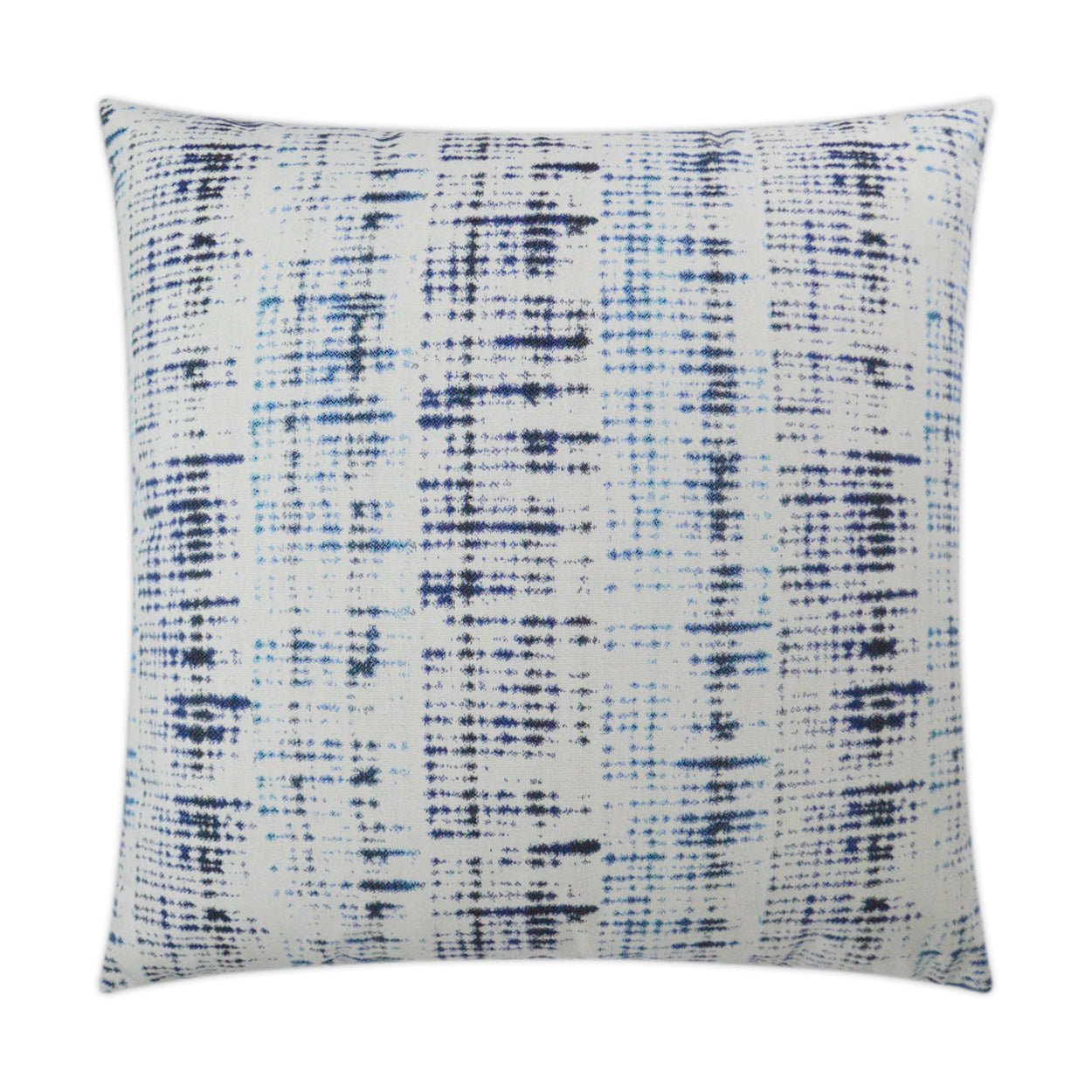 D.V. KAP HOME   22"x22" Outdoor Mizu Pillow - Indigo Abstract    - OD-325-I-2222