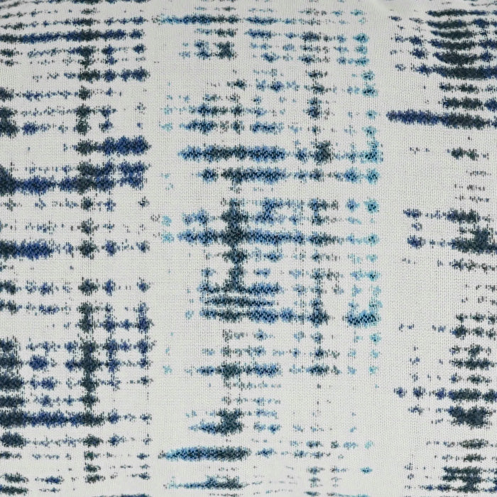 D.V. KAP HOME   12"x24" Outdoor Mizu Lumbar Pillow - Indigo Abstract    - OD-326-I-1224