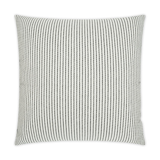 D.V. KAP HOME   22" x 22" Outdoor Linus Pillow - Charcoal     - OD-330-C-2222