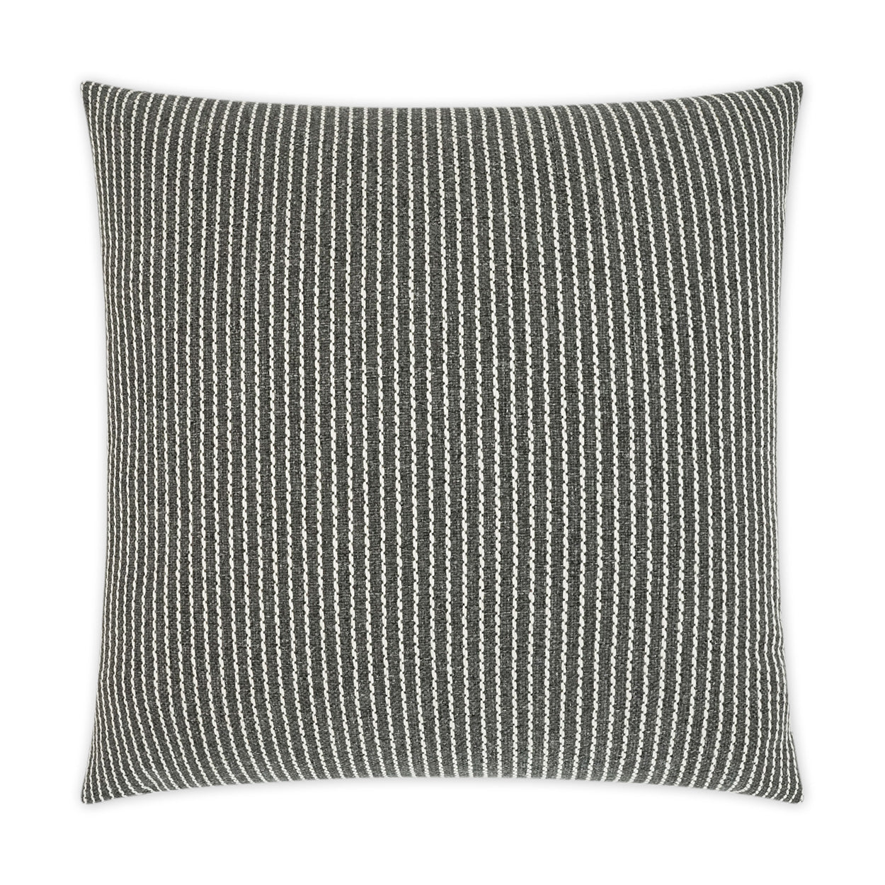 D.V. KAP HOME   22" x 22" Outdoor Linus Pillow - Graphite     - OD-330-G-2222