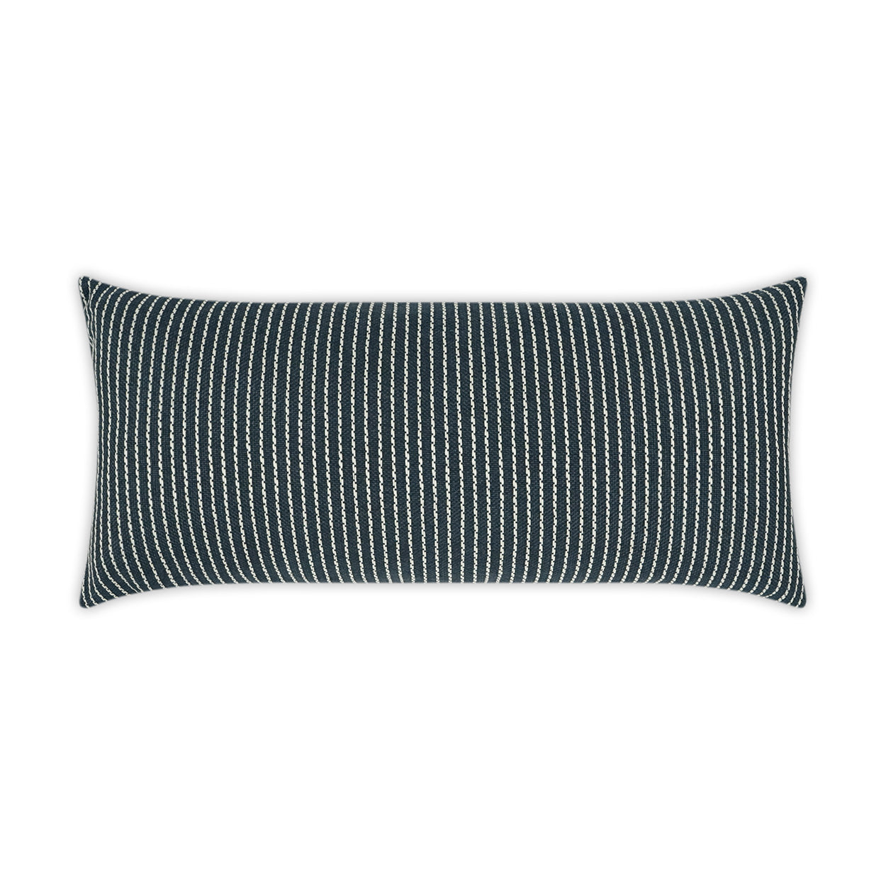 D.V. KAP HOME   12" x 24" Outdoor Linus Lumbar Pillow - Indigo     - OD-331-I-1224
