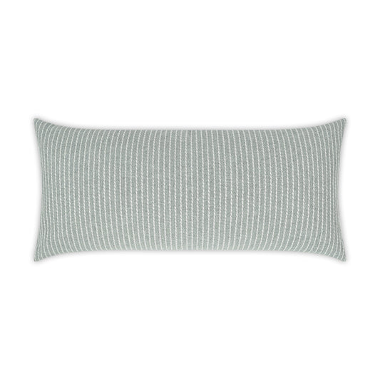 D.V. KAP HOME   12" x 24" Outdoor Linus Lumbar Pillow - Sky     - OD-331-S-1224