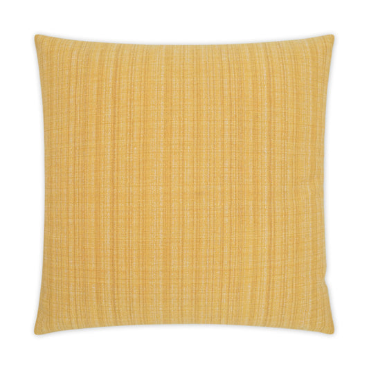 D.V. KAP HOME   22" x 22" Outdoor Fiddledidee Pillow - Gold     - OD-332-G-2222