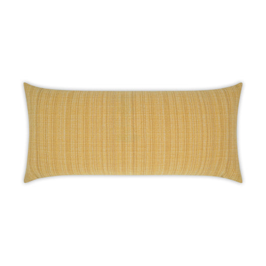 D.V. KAP HOME   12" x 24" Outdoor Fiddledidee Lumbar Pillow - Gold     - OD-333-G-1224