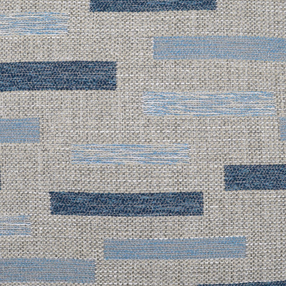 D.V. KAP HOME   22" x 22" Outdoor Blockweave Pillow - Indigo     - OD-334-I-2222