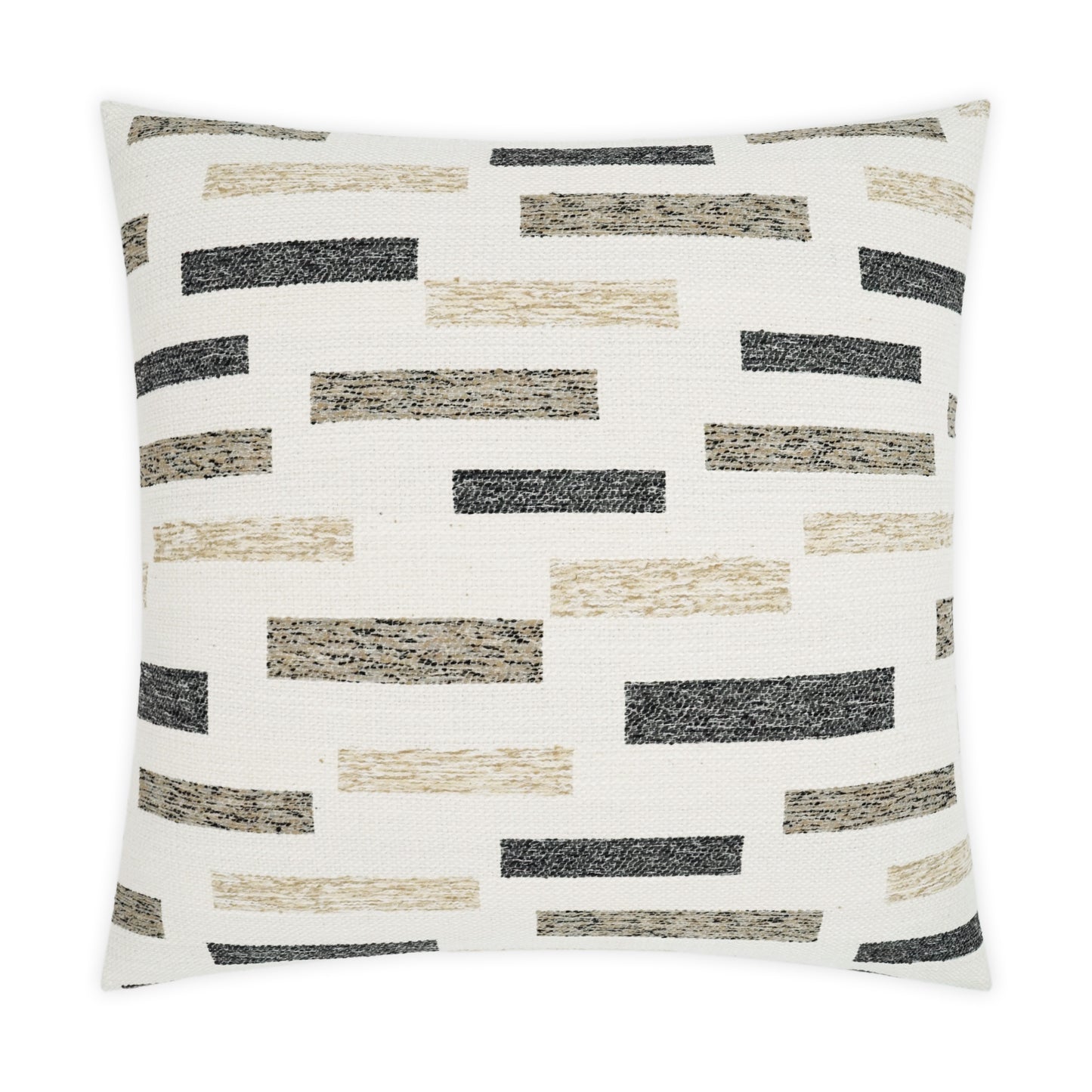 D.V. KAP HOME   22" x 22" Outdoor Blockweave Pillow - Natural     - OD-334-N-2222