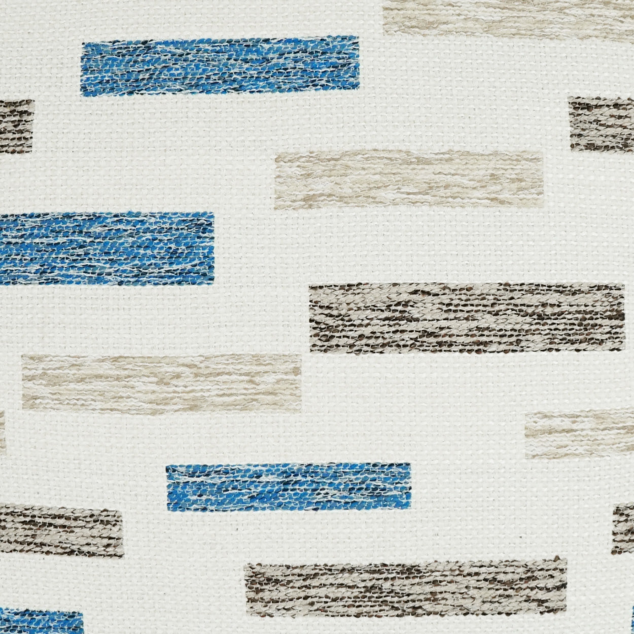 D.V. KAP HOME   12" x 24" Outdoor Blockweave Lumbar Pillow - Blue     - OD-335-B-1224