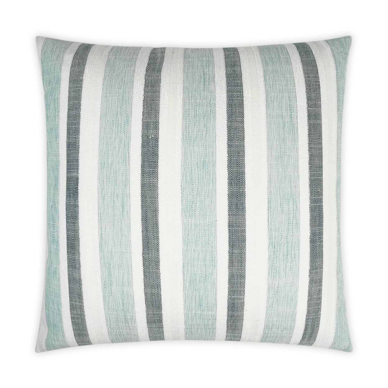 D.V. KAP HOME   22" x 22" Outdoor Austin Pillow Stripes    - OD-340-B-2222
