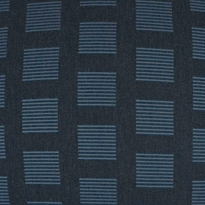 D.V. KAP HOME   22" x 22" Outdoor Novara Pillow - Indigo Geometric, Transitional    - OD-344-I-2222