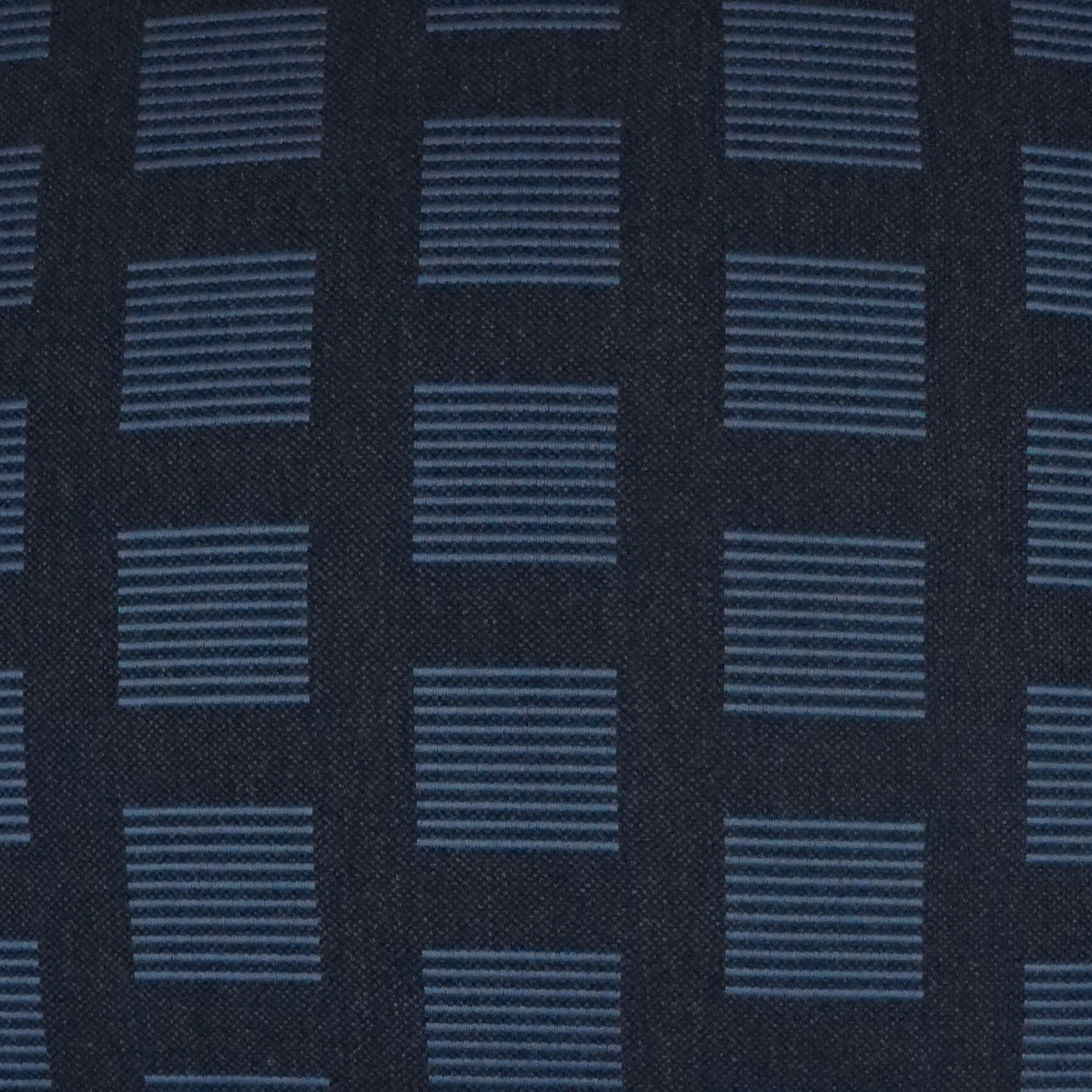 D.V. KAP HOME   12" x 24" Outdoor Novara Lumbar Pillow - Indigo Geometric, Transitional    - OD-345-I-1224