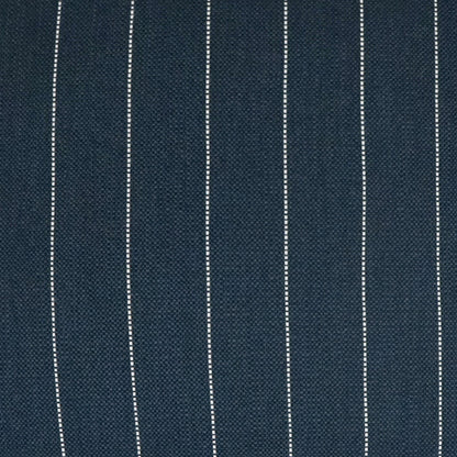 D.V. KAP HOME   12" x 24" Outdoor Malibu Lumbar Pillow - Indigo Stripes, Nautical    - OD-347-I-1224