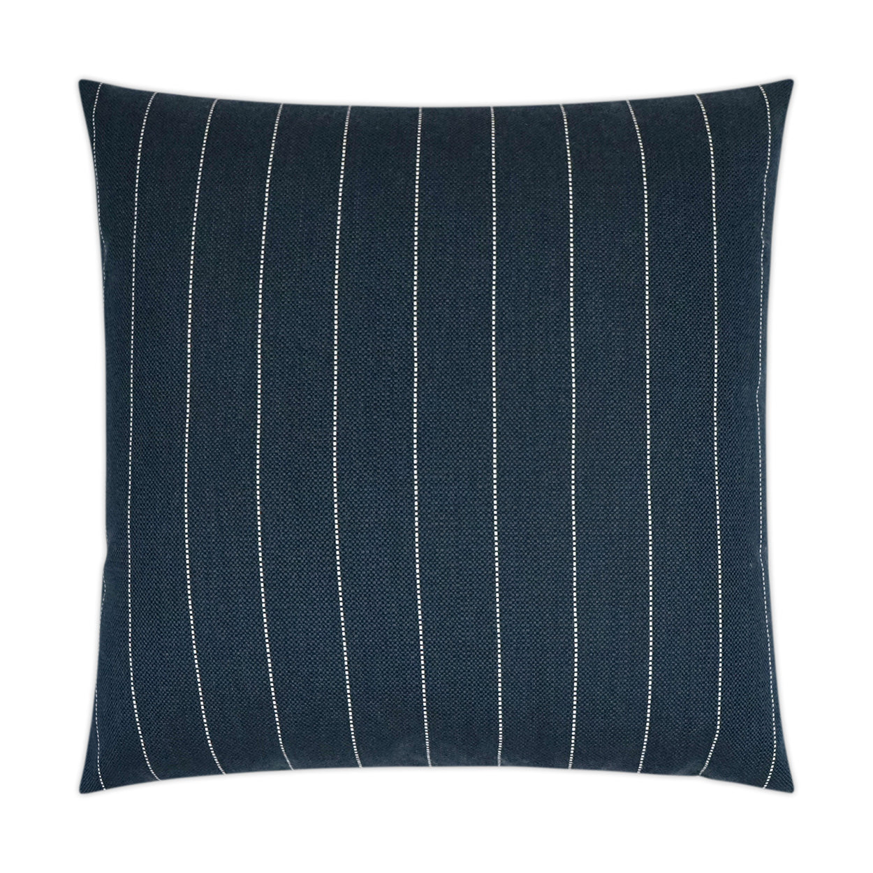 D.V. KAP HOME   22" x 22" Outdoor Malibu Pillow - Indigo Stripes, Nautical    - OD-346-I-2222