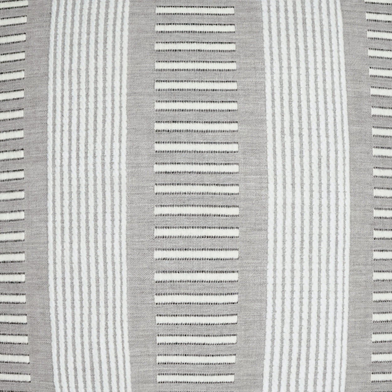 D.V. KAP HOME   22" x 22" Outdoor Sideline Pillow - Ash Stripes, Traditional    - OD-348-A-2222