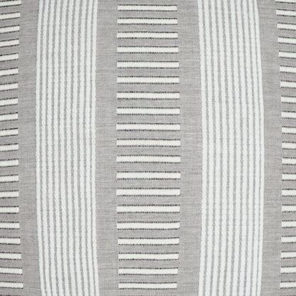 D.V. KAP HOME   22" x 22" Outdoor Sideline Pillow - Ash Stripes, Traditional    - OD-348-A-2222