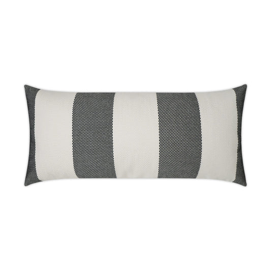 D.V. KAP HOME   12" x 24" Outdoor Carlsbad Lumbar Pillow - Classic Stripes, Traditional    - OD-351-C-1224