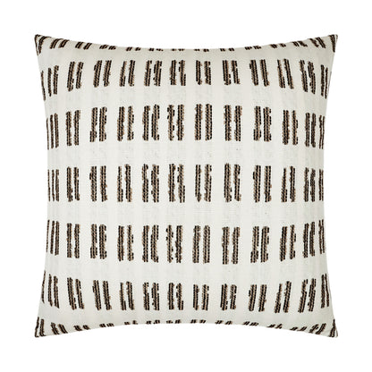 D.V. KAP HOME   22" x 22" Outdoor Saybrook Pillow - Natural Transitional, Geometric    - OD-354-N-2222