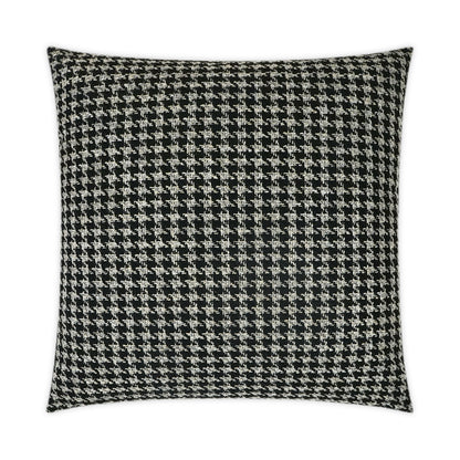 D.V. KAP HOME   22" x 22" Outdoor Maxim Pillow - Black Traditional    - OD-358-B-2222