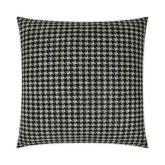 D.V. KAP HOME   22" x 22" Outdoor Maxim Pillow - Black Traditional    - OD-358-B-2222