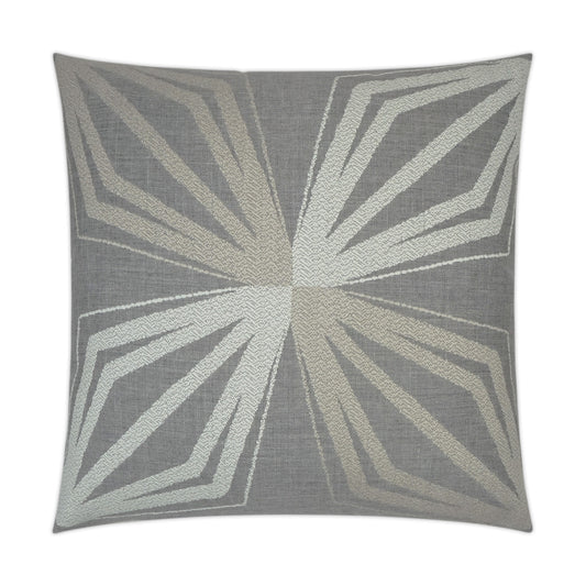 D.V. KAP HOME   20" x 20" Outdoor Brink Pillow - Stone Transitional, Geometric    - OD-363-B-2020