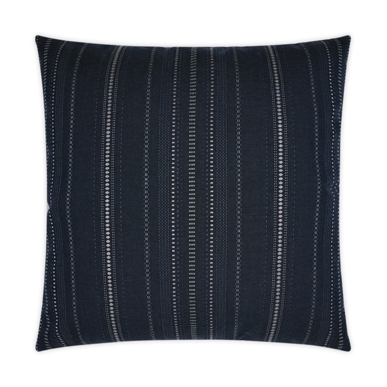 D.V. KAP HOME   22" x 22" Outdoor Copeland Pillow - Midnight Stripes, Global    - OD-365-M-2222