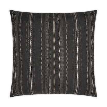 D.V. KAP HOME   22" x 22" Outdoor Copeland Pillow - Onyx Stripes, Global    - OD-365-O-2222