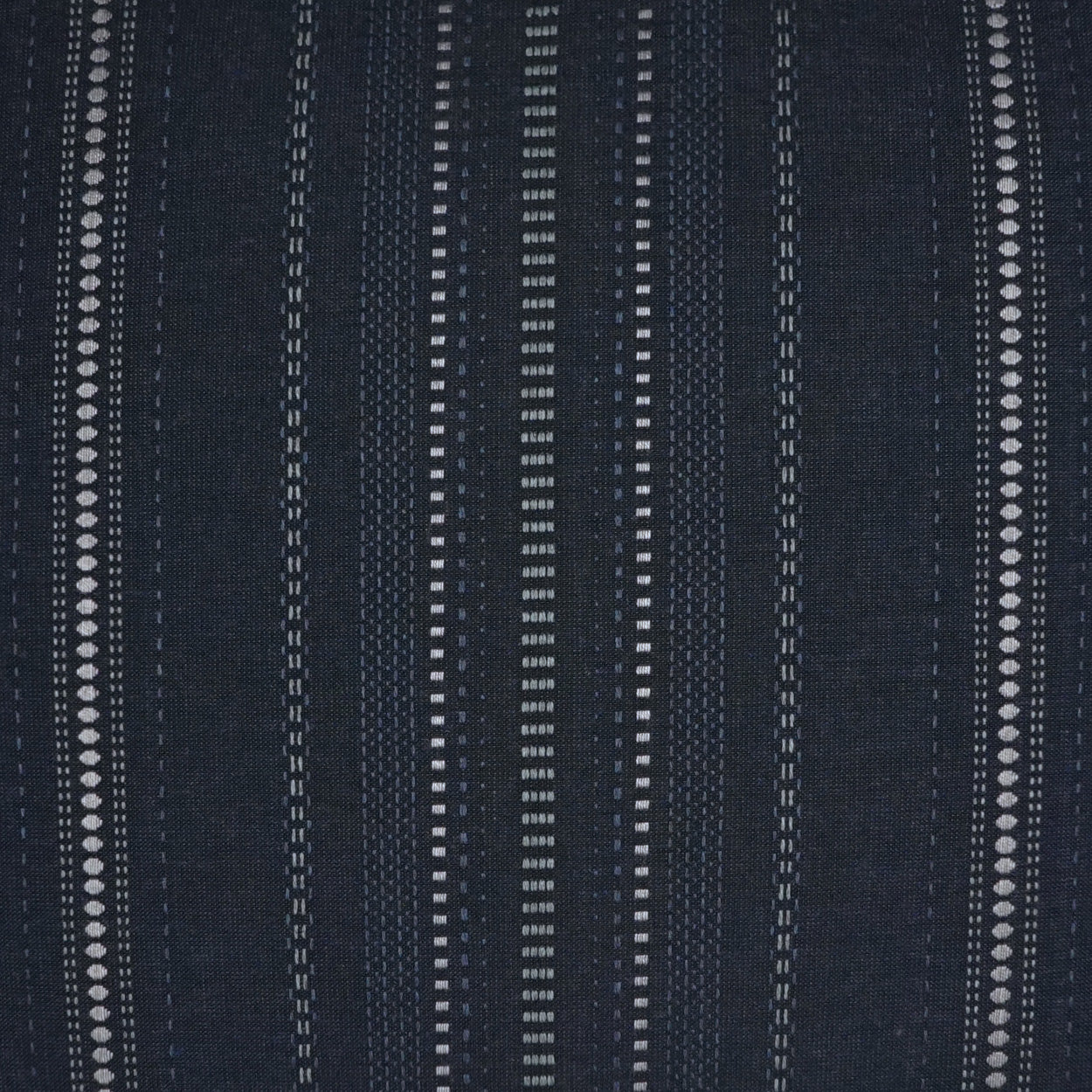 D.V. KAP HOME   12" x 24" Outdoor Copeland Lumbar Pillow - Midnight Stripes, Global    - OD-366-M-1224