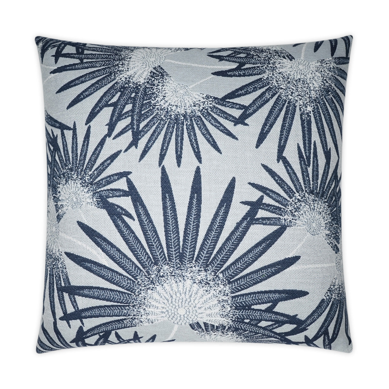 D.V. KAP HOME   22" x 22" Outdoor Etta Pillow - Harbor Beach, Floral    - OD-375-H-2222