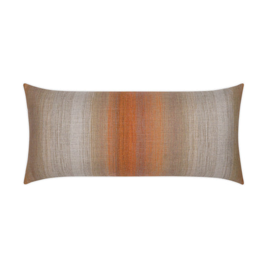 D.V. KAP HOME   12" x 24" Outdoor Meditate Lumbar Pillow - Orange Transitional, Modern    - OD-377-O-1224