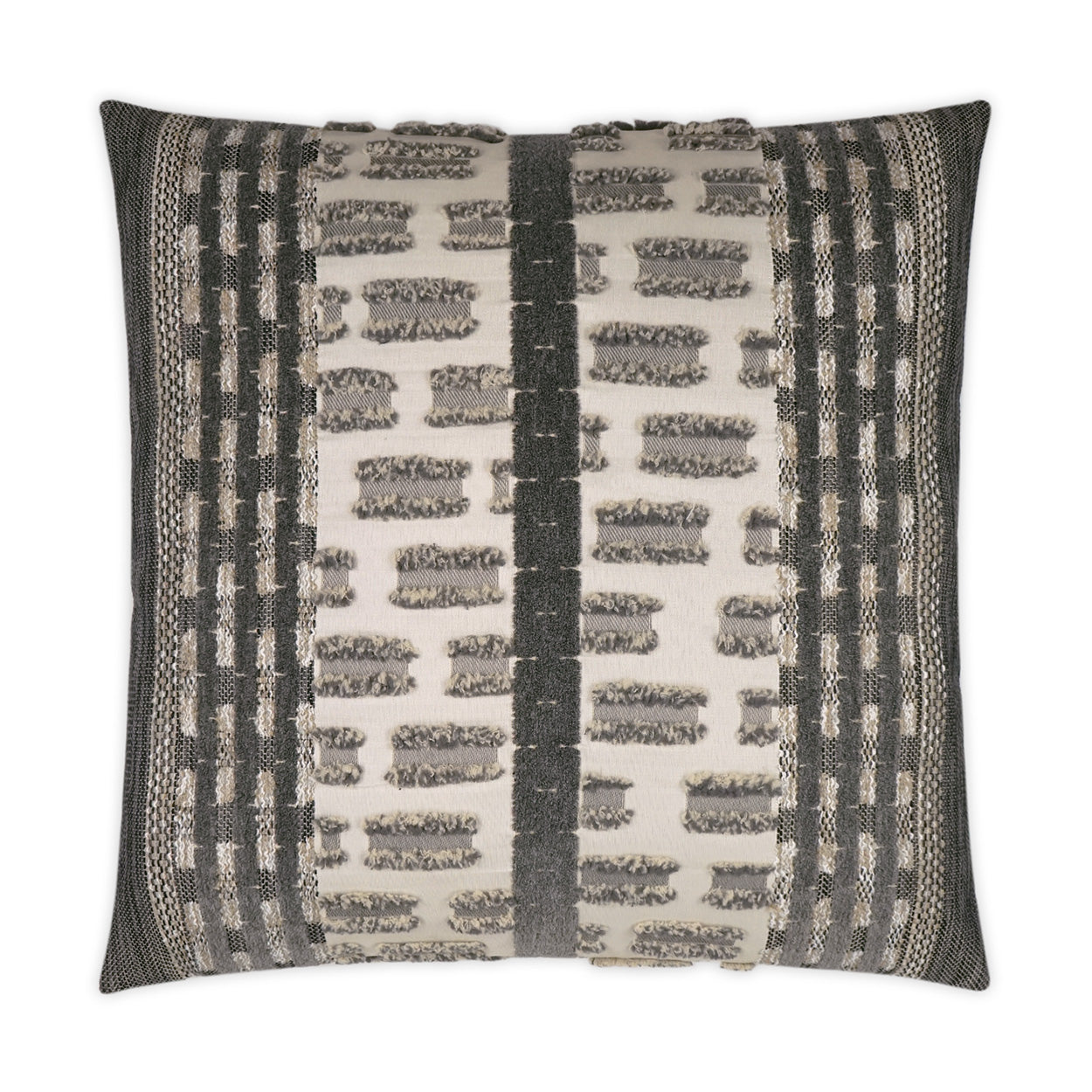 D.V. KAP HOME   22" x 22" Outdoor Tanza Pillow Textured, Global    - OD-386-2222