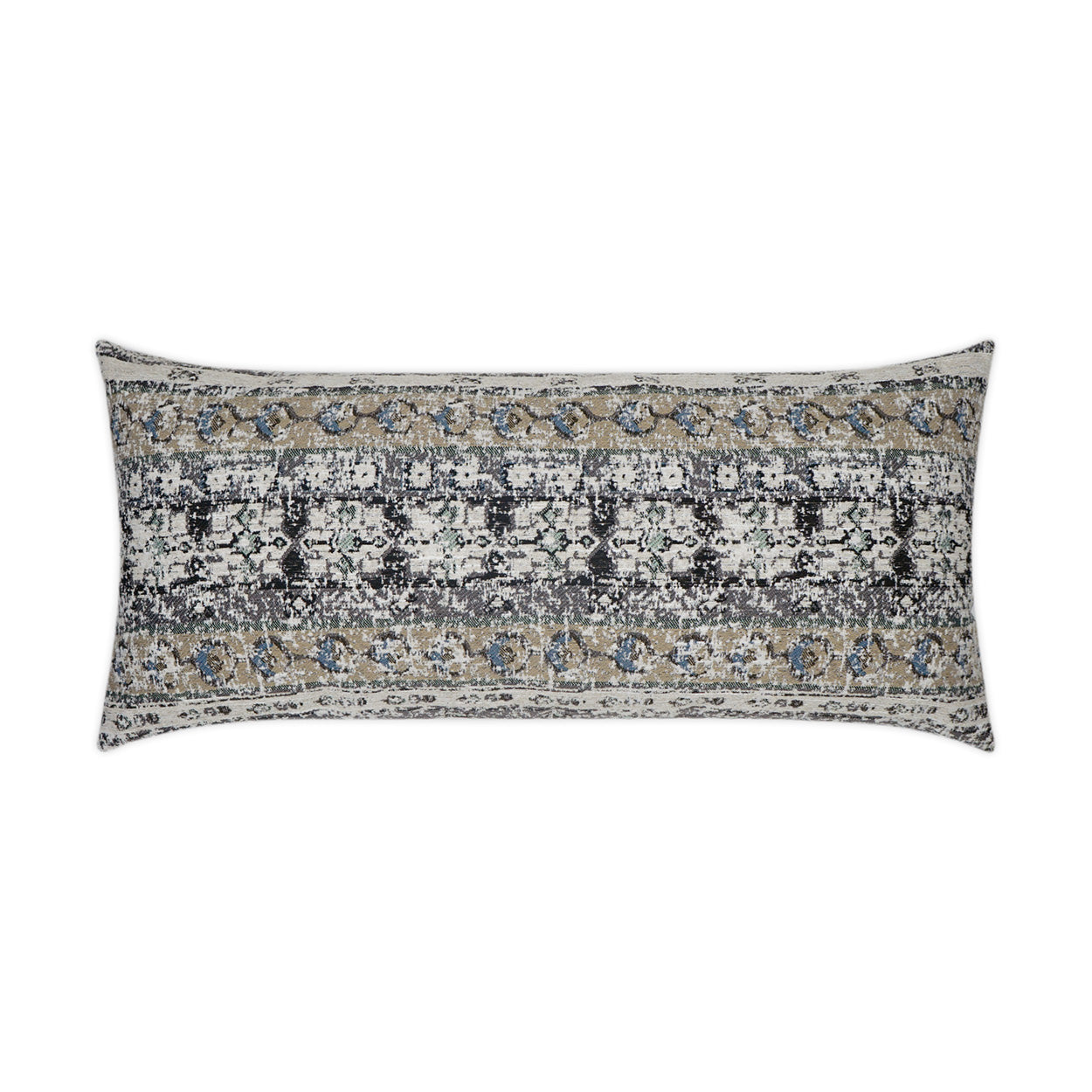 D.V. KAP HOME   12" x 24" Outdoor Ruggi Lumbar Pillow Global    - OD-389-1224