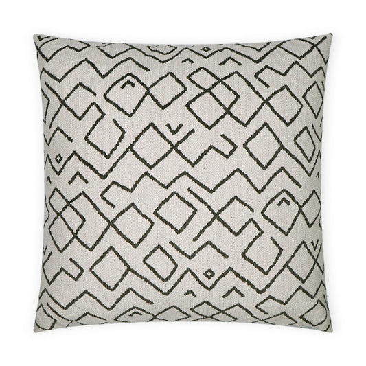 D.V. KAP HOME   22" x 22" Outdoor Kraken Pillow - Natural Abstract, Global    - OD-392-N-2222