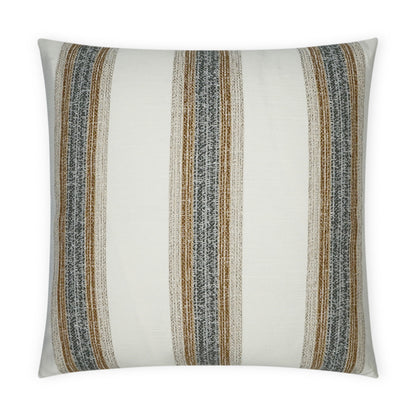 D.V. KAP HOME   22" x 22" Outdoor Ormsby Pillow - Tweed Stripes    - OD-397-T-2222