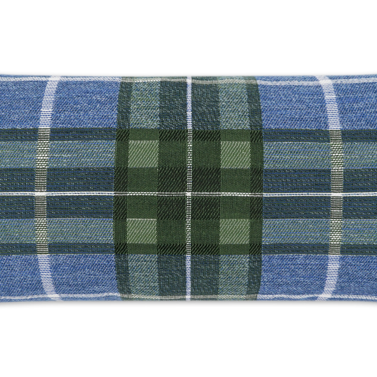 D.V. KAP HOME   12" x 24" Outdoor Roddy Lumbar Pillow - Vineyard Plaid - Check    - OD-400-V-1224