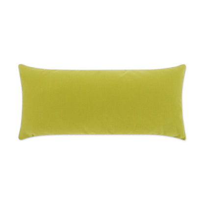 D.V. KAP HOME   12" x 24" Outdoor Sundance Duo Lumbar Pillow - Leaf Solid, Modern    - OD-402-L-1224