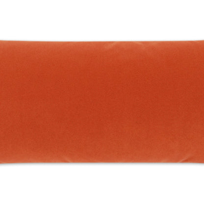 D.V. KAP HOME   12" x 24" Outdoor Sundance Duo Lumbar Pillow - Orange Solid, Modern    - OD-402-O-1224
