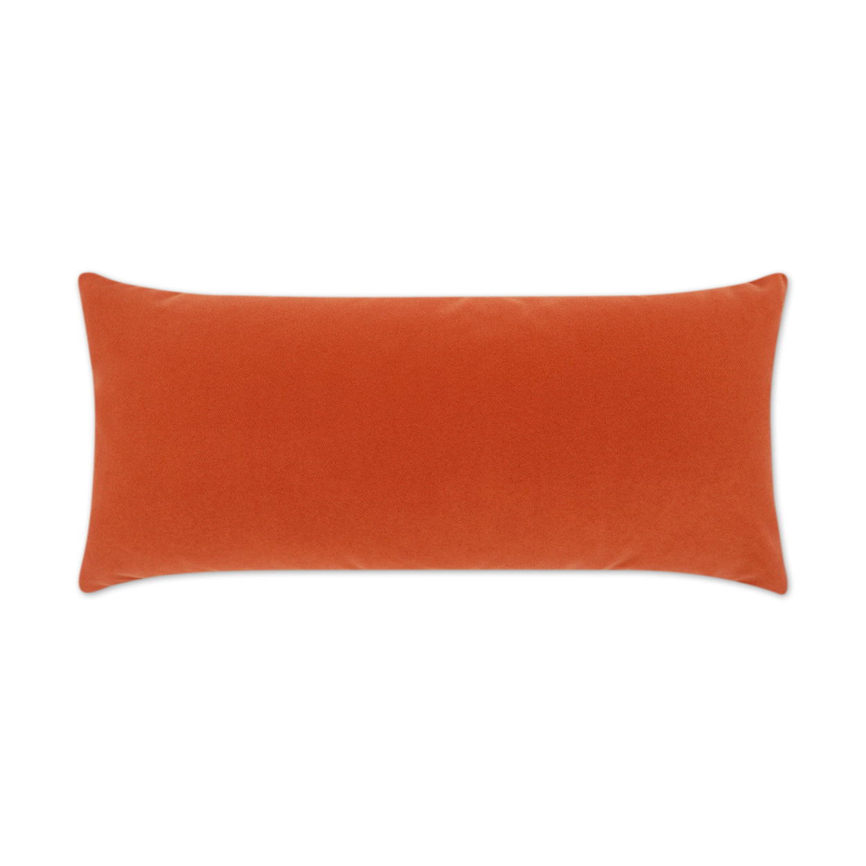 D.V. KAP HOME   12" x 24" Outdoor Sundance Duo Lumbar Pillow - Orange Solid, Modern    - OD-402-O-1224