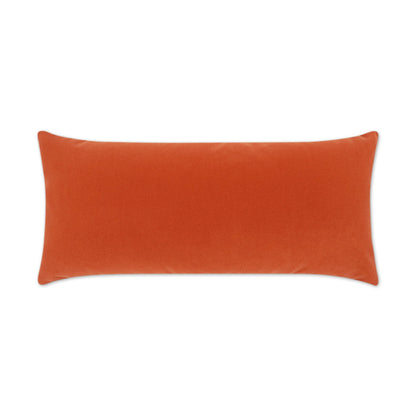 D.V. KAP HOME   12" x 24" Outdoor Sundance Duo Lumbar Pillow - Orange Solid, Modern    - OD-402-O-1224