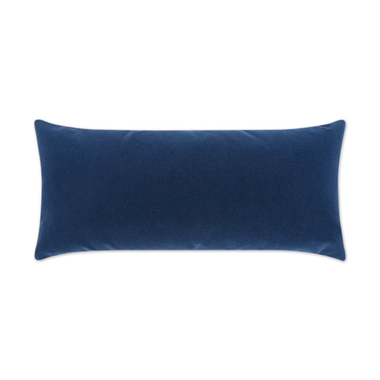 D.V. KAP HOME   12" x 24" Outdoor Sundance Lumbar Pillow - Navy Solid, Modern    - OD-404-N-1224
