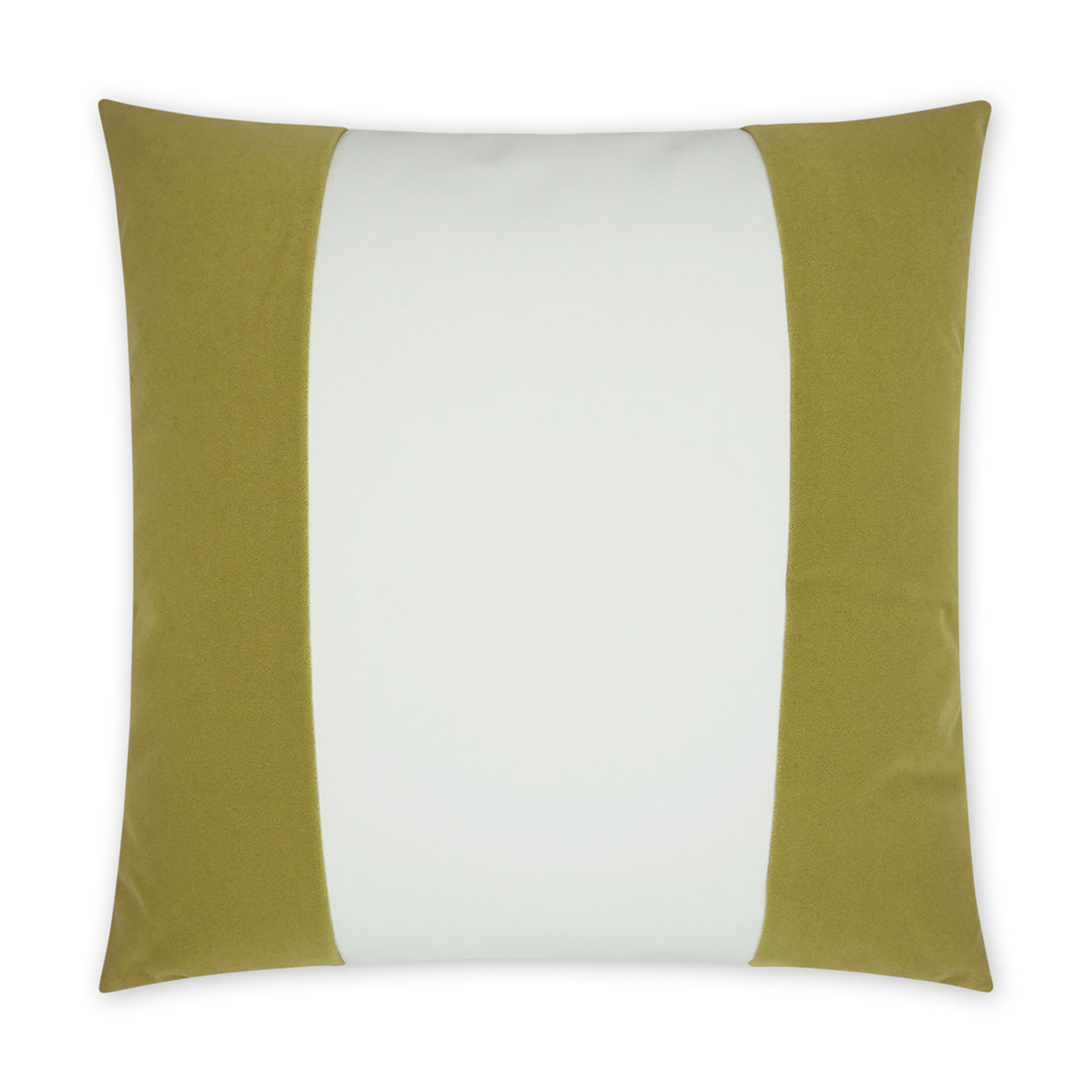 D.V. KAP HOME   22" x 22" Outdoor Sundance Band Pillow - Leaf Band / Ribbon, Modern    - OD-405-L-2222