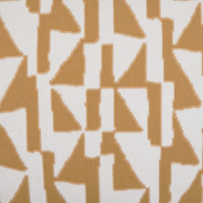 D.V. KAP HOME   22" x 22" Outdoor Imka Pillow - Yellow Geometric, Modern, Abstract    - OD-409-Y-2222