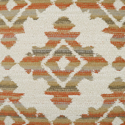 D.V. KAP HOME   22" x 22" Outdoor Elmaple Pillow - Terracotta Western Chic, Global    - OD-411-T-2222