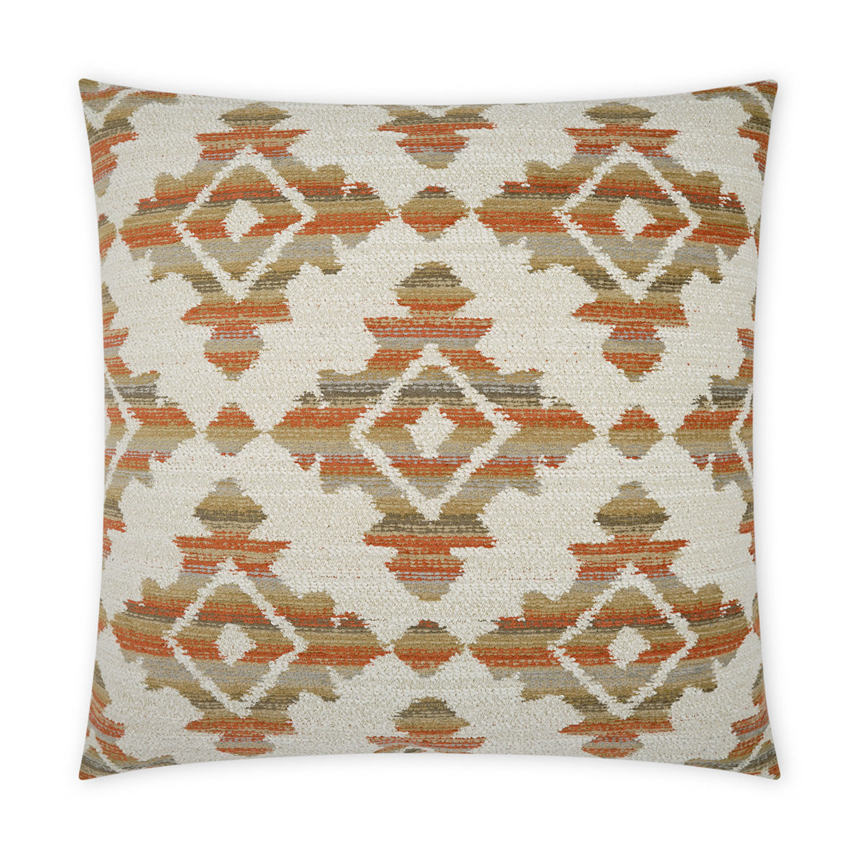 D.V. KAP HOME   22" x 22" Outdoor Elmaple Pillow - Terracotta Western Chic, Global    - OD-411-T-2222