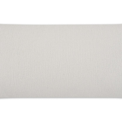 D.V. KAP HOME   12" x 24" Outdoor Gowan Lumbar Pillow - Vanilla Solid, Farmhouse, Beach    - OD-413-V-1224