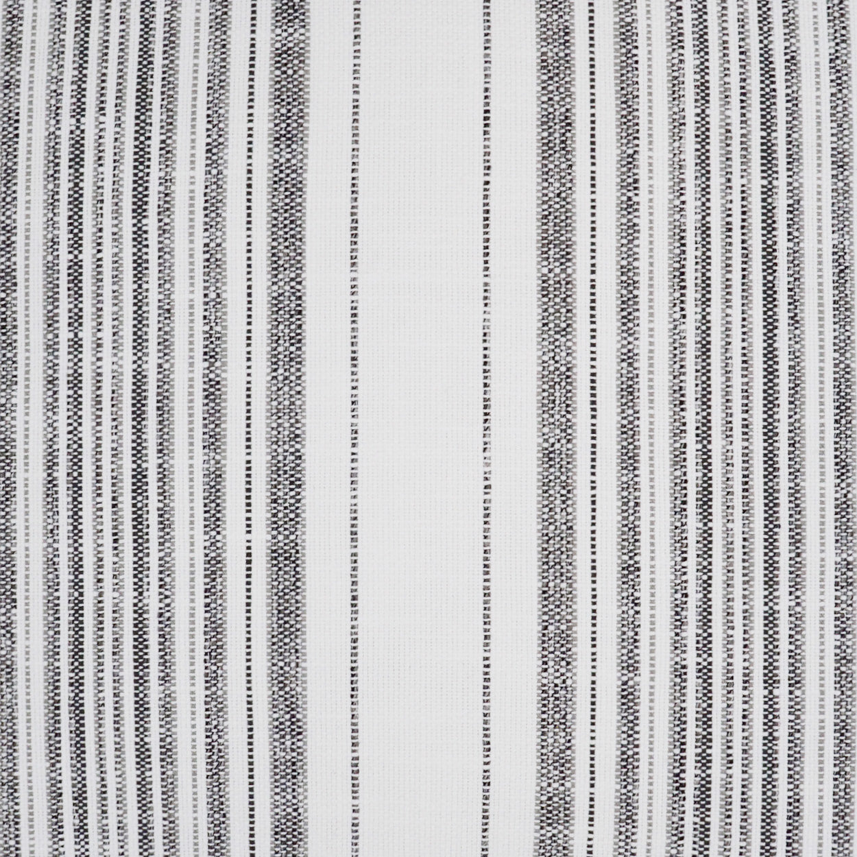 D.V. KAP HOME   12" x 24" Outdoor Deering Lumbar Pillow - Ebony Beach, Stripes, Farmhouse    - OD-415-E-1224