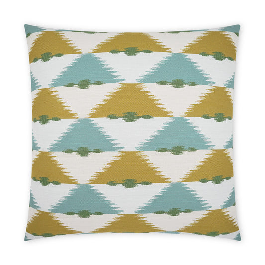 D.V. KAP HOME   22" x 22" Outdoor Duality Pillow - Capri Geometric, Transitional    - OD-416-C-2222