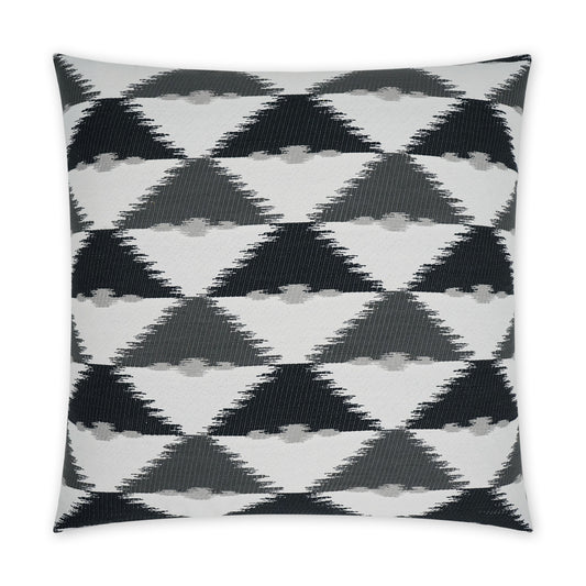 D.V. KAP HOME   22" x 22" Outdoor Duality Pillow - Domino Geometric, Transitional    - OD-416-D-2222