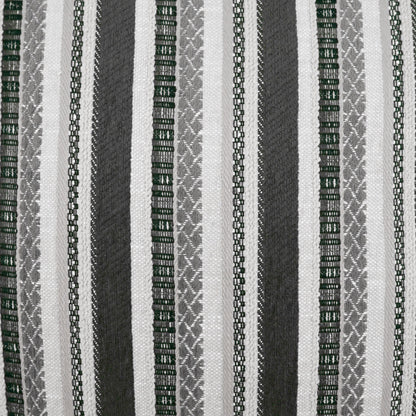 D.V. KAP HOME   22" x 22" Outdoor Oriana Pillow - Grey Stripes, Farmhouse, Global    - OD-422-G-2222