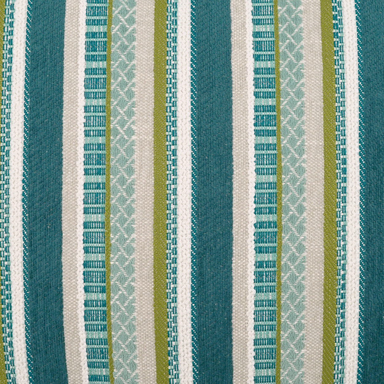 D.V. KAP HOME   22" x 22" Outdoor Oriana Pillow - Tahiti Stripes, Global    - OD-422-T-2222