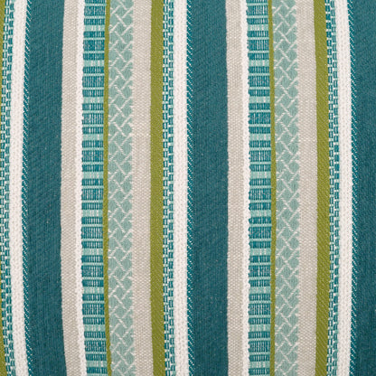 D.V. KAP HOME   22" x 22" Outdoor Oriana Pillow - Tahiti Stripes, Global    - OD-422-T-2222