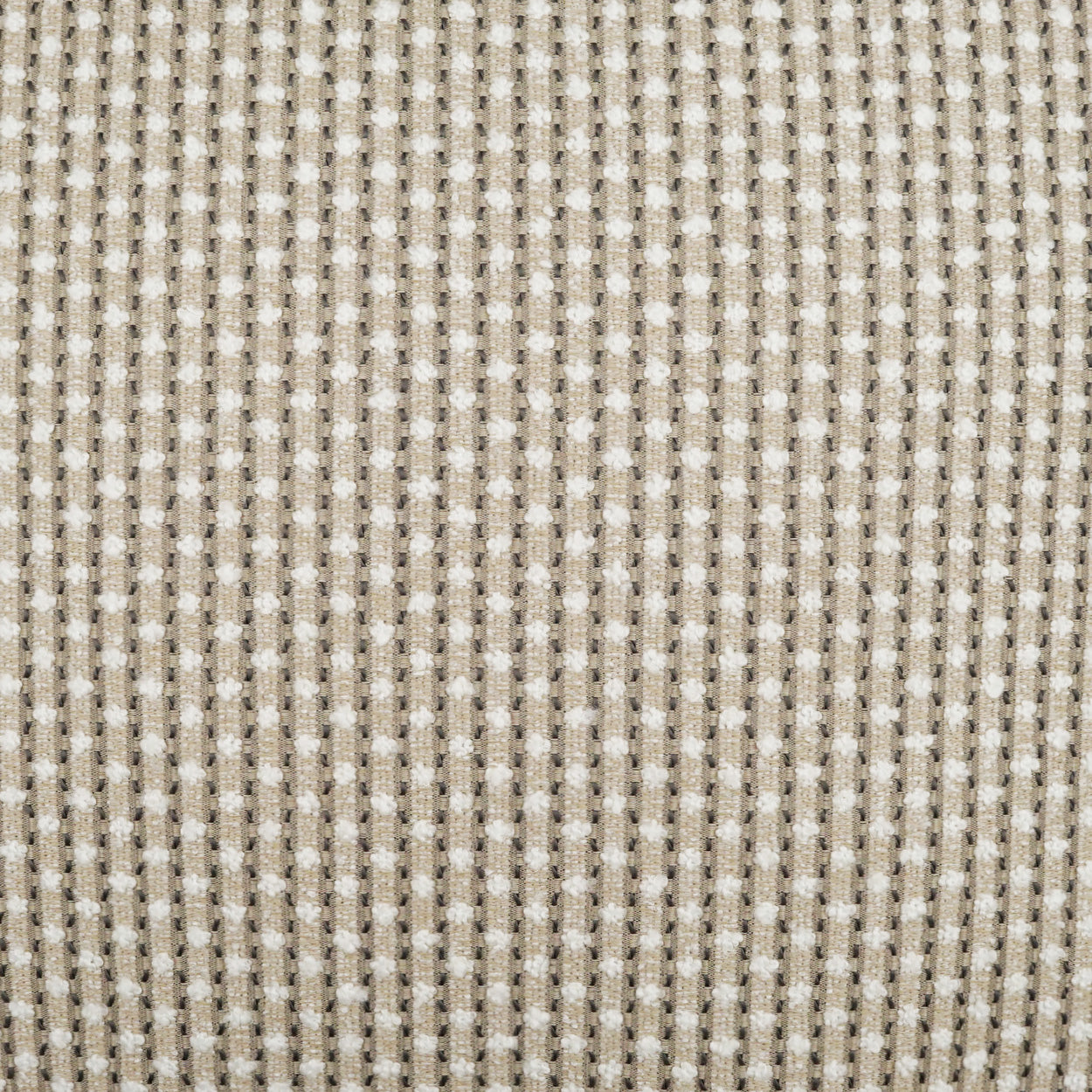 D.V. KAP HOME   12" x 24" Outdoor Dot Dash Lumbar Pillow - Taupe Circular - Dots, Textured, Farmhouse    - OD-427-T-1224